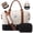 Black/White/Brown, variant on Travel Duffel Bag - Versatile Weekender Bag for Women, Puffer Carry On & Overnight Bag for Short Trips, Coffee Brown
