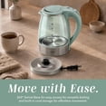 thumbnail image 5 of COOK WITH COLOR Electric Kettle, 1200W 1.8L Glass Water Boiler, Sage, 5 of 7
