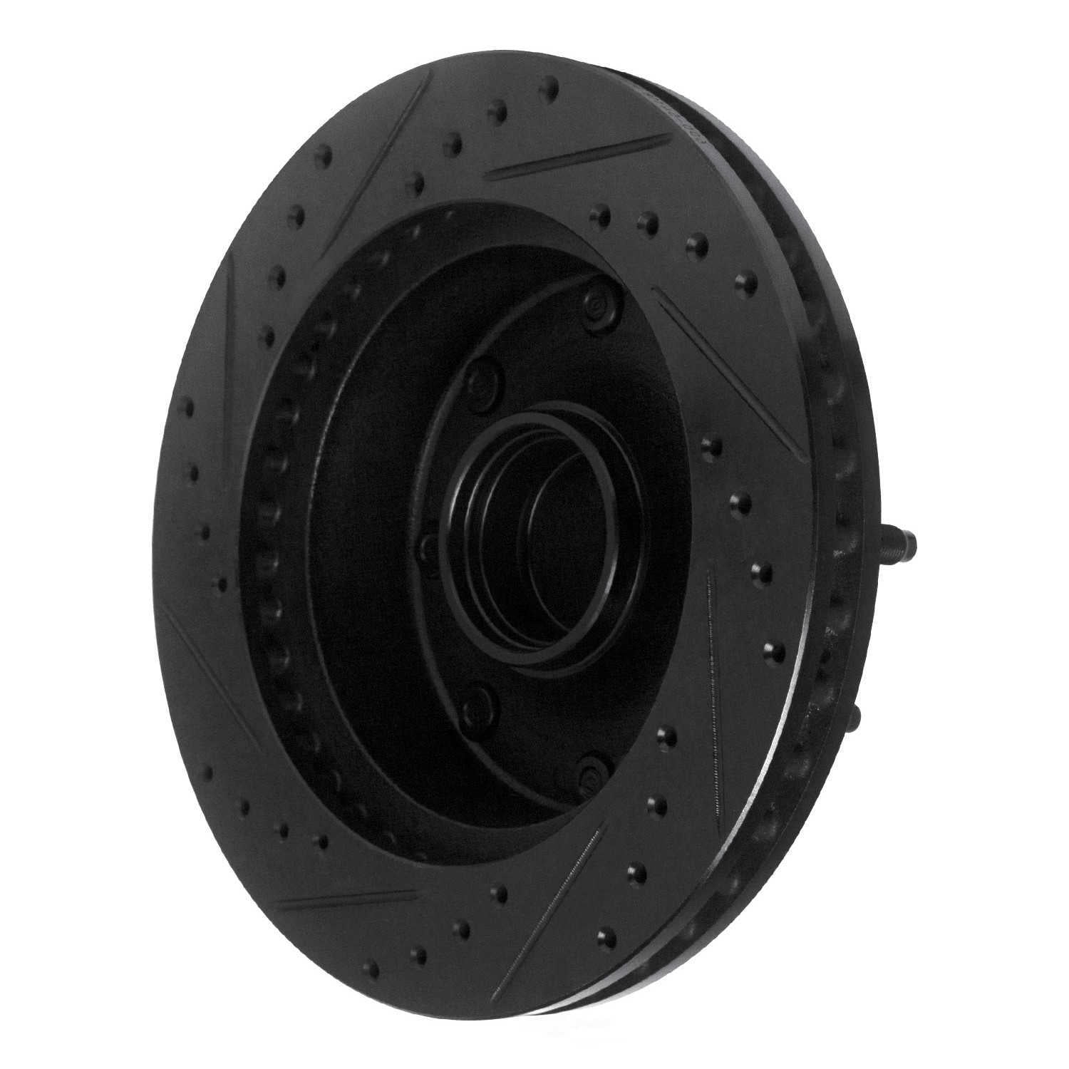Dynamic Friction Company 633-54118R DFC Brake Rotor - Drilled And Slotted - Black