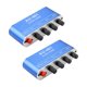 thumbnail image 1 of Mezclador EstéReo de 2 Piezas (4 Entradas, 1 Salida) Tablero de Controles Individuales Caja de Amplificador de Auriculares DIY DC12V, 1 of 5