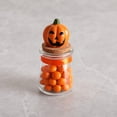 thumbnail image 4 of Tepsmf Halloween Pumpkin Glass Jar Candy Storage Container with Lid Small Gift Treat Holder Holiday Decor Prop, 4 of 6