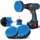 thumbnail image 1 of Drill Brush, 4 Pieces, Drill Brushes, Medium Bristle, 2'/3.5'/4'/5', Cleaning Brush, Accessory Brush, Brushes for Tub Tile Floor, Kitchen, Blue, 1 of 4