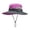 Purple, variant on Womens Summer Sun Hat Wide Brim Outdoor UV Protection Hat Foldable Ponytail Bucket Cap for Beach Fishing Hiking