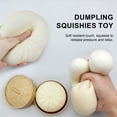 thumbnail image 4 of Mystery Dumpling Squishy, Dumpling Squishy Mystery Box, Squishys Dumplinges Playing, 4 Inch Jumbo Dumpling Stress Ball, Soft Squeeze Decompression Dough (White), 4 of 8