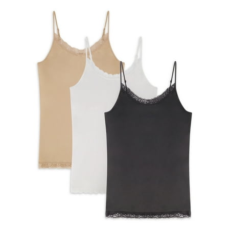 

Best Fitting Panty Microfiber Cami Lace Trim 3 pack