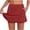 *Red, variant on VBVC No Boundarie Women's Skirted Leggings Capris,Yoga Golf Pants For Women,Ladies High Waisted Skort with Attached Skirt,Blue,S-2XL
