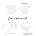 thumbnail image 3 of Clear Lens Non-Prescription Retro Nerd Glasses for Men Women Costume Cosplay Pretend Fake Eyewear, 3 of 6