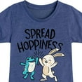 thumbnail image 3 of Instant Message - Spread Hoppiness - Toddler & Youth Girls Short Sleeve Graphic T-Shirt, 3 of 6