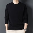 thumbnail image 6 of Men's Autumn/Winter 450g Pure Wool Round Neck Warm Sweater, 6 of 9