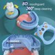 thumbnail image 3 of 1 pieza manual en forma de U cepillo de dientes de silicona suave de grado alimenticio para niños (2-6 años de edad azul) Feliz Sencillez, 3 of 5