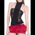 thumbnail image 2 of Blusas Ajustadas Sin Mangas con Cuello Halter, Lazo de Diamante, de Color Liso, para Mujer, Verano y Otoño 2025 Negro M, 2 of 7