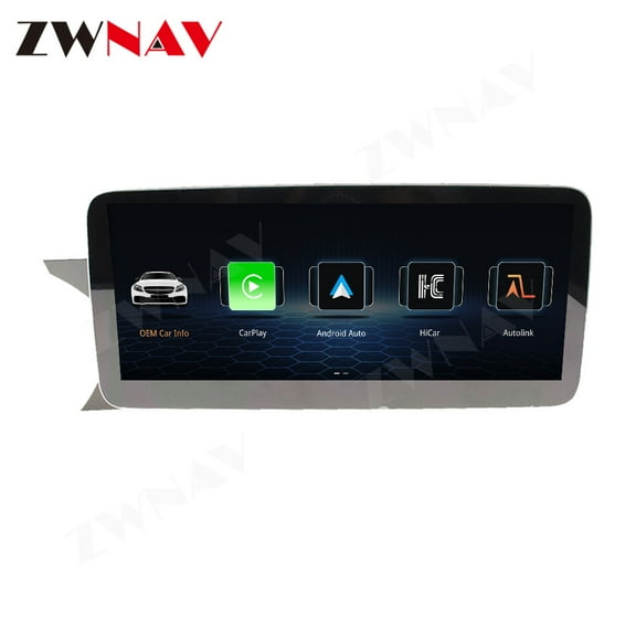 ZWNAV Ultra Narrow 10.25 inch 1920 * 720 Car Radio for Benz C Class/W204 2011-2014 Linux CarPlay Multimedia Screen Audio Stereo Upgrade Touch Screen Bluetooth Head Unit