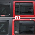 thumbnail image 4 of 2PCS Rear Door Window Decals Aluminum Alloy Glass Panel Cover for  JL Gladiator JT Unlimited 4 Door, 4 of 8