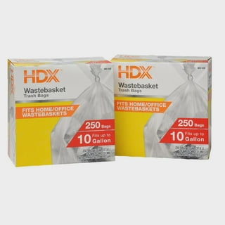 HDX HDX 13 Gal. FLEX White Drawstring Kitchen Trash Bags (150