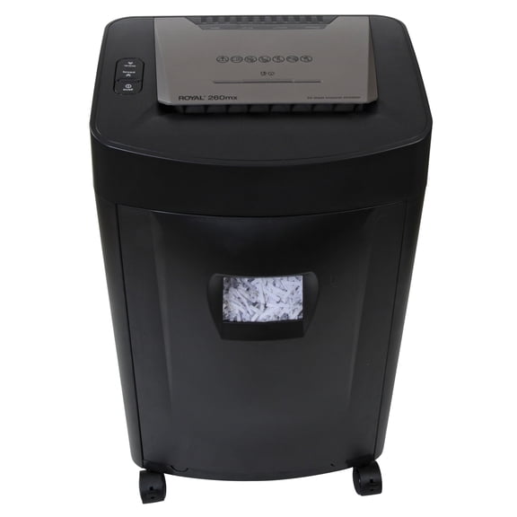 Royal 260MX 20-Sheet Crosscut Paper Shredder with Basket