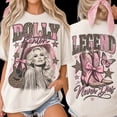 thumbnail image 5 of JCCXIN Plus Size Womens Vintage Dolly Shirt Funny Graphic Tee for Parton Fans Retro Country Music Casual T-Shirt, 5 of 5