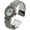 White, variant on Blekon Collections Analog Quartz 26mm Case Antique Designed Bezel Rhinestone Bangle Cuff Watch (Gold)