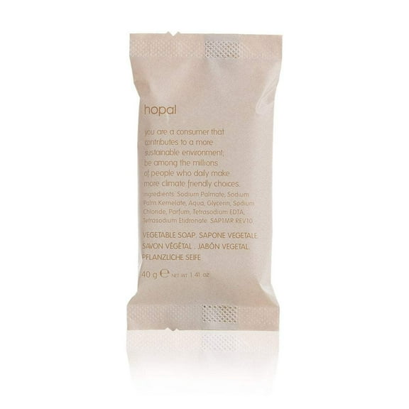 Hopal Nordic Ecolabel Certified Vegetable Soap (Net Wt. 1.41 Ounces) - 175Pack