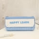 thumbnail image 1 of Estuche de lona para lápices | Bolsa de papelería con cremallera de gran capacidad para estudiantes | Organizador de útiles escolares para lápices, bolígrafos y gomas de borrar, 1 of 8