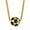 gold, variant on Soccer Necklace, Football Pendant Necklace Stainless Steel, 3D Soccer Ball Chain 22-24 Inch, Sports Jewelry Gift, Cool Charm Chain with Box