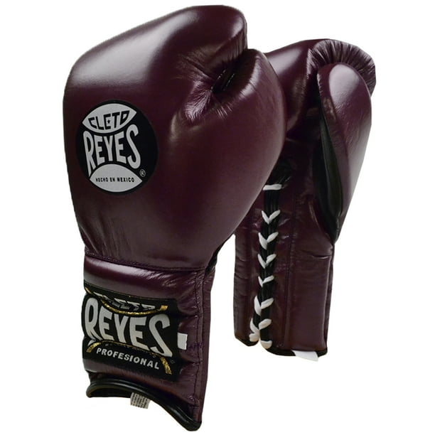Cleto Reyes Traditional Lace Up Training Boxing Gloves 14 oz. Purple