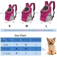 thumbnail image 3 of Pet Dog Carrier, Travel Back Pack with Safety Reflective Strips for Travel Hiking Cycling Outdoor Dogs Cats, 3 of 7