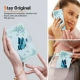 thumbnail image 6 of Dteck for Samsung Galaxy S23 Case Wallet with Card Holder and Wrist Strap Fashionable Cute Designs Flip Phone Cover for Samsung Galaxy S23,Blue Butterfly, 6 of 7
