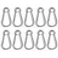 thumbnail image 2 of Safety Rope Snap Hook,10Pcs Snap Hook Stainless Spring Snap Hook Stainless Steel Snap Hook Enhanced Durability, 2 of 8