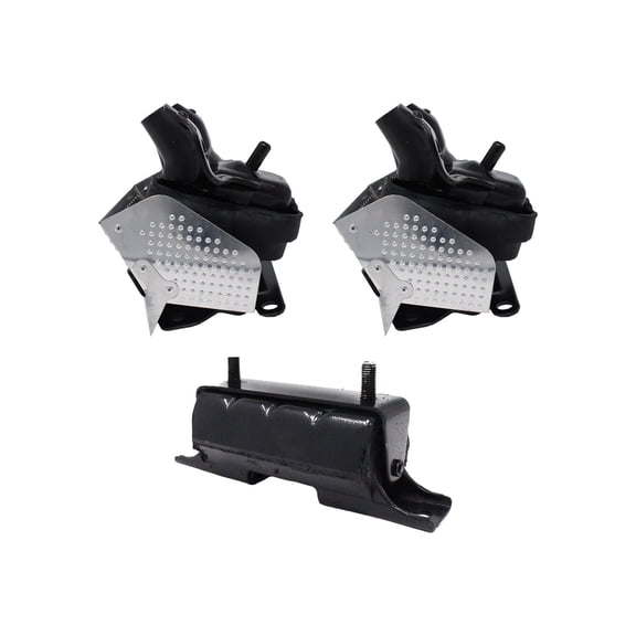 Set of 3 ISA Engine Motor & Trans Mount Compatible with 2007 2008 2009 2010 2011 2012 2013 Cadillac Escalade EXT 6.2L V8 4WD Replacement for A5365, A2638, A5365