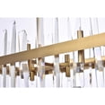 thumbnail image 6 of Serena 30 inch crystal rectangle chandelier in satin gold, 6 of 9