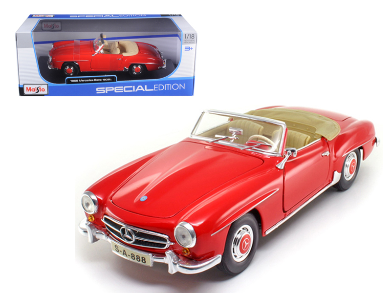 Maisto 1:18 Mercedes Benz Classic Car Collection Alloy Retro Die Cast Model cars