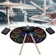 thumbnail image 1 of Tamaño compacto Roll-Up Drum Set Electronic Drum Kit 9 Silicon, 1 of 8