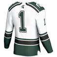 thumbnail image 3 of Men's GameDay Greats #1 White Michigan State Spartans Hockey Jersey, 3 of 4