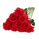 thumbnail image 1 of Ramo de Rosas Artificiales Naiovety 10 UNIDS Impermeable Seda Falsa Ligero Rojo, 1 of 6