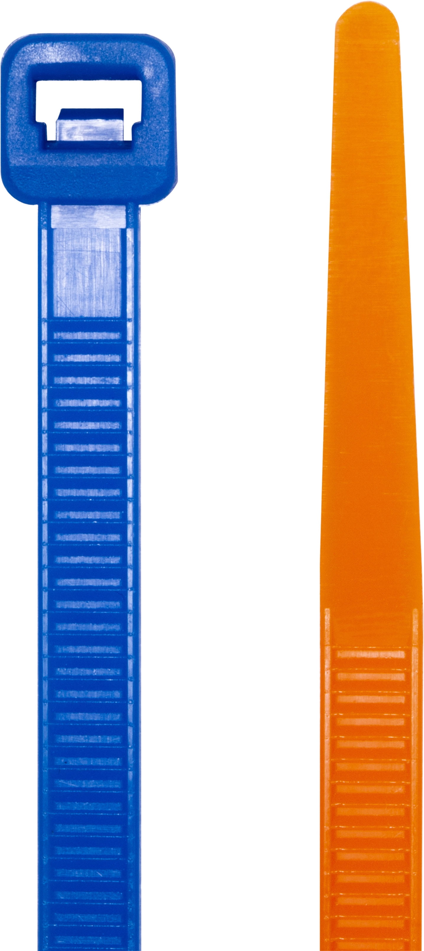 Hyper Tough 8in. Assorted Color Zip Ties 100 Pack, 75lb. Tensile Strength, Nylon Mount Cable Ties, Resealable Bag, 38104