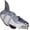 JSY03 Grey Whale, variant on Reflective Dog Life Jacket, Shark and Mermaid Print