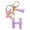 Keychains H, variant on LACKUST Initial Letter Keychains for Women,Clearance Keychains Rings for Keys for Men Women for Car,Purple Tassel Design,Purple