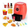 thumbnail image 1 of 1 Set Air Fryer with Color Changing Play Food Kitchen Playset Cooking Pretend Plaything for Birthday Gift, 1 of 6