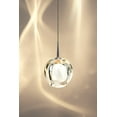 thumbnail image 3 of Bruck Lighting Mled/30K/P/950 Aurora 5" Wide Led Mini Pendant - Chrome, 3 of 6