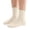 White, variant on OGLCCG Girls Ruffle Socks, 1 Pairs Uniform School Dress Frilly Cotton Crew Socks Casual Cute Lettuce Floral Crew Sock Size 1-12