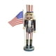 thumbnail image 3 of Figura decorativa BLESIY de cascanueces Navidad Bandera americana madera, 3 of 8