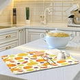 thumbnail image 6 of SKYSONIC Thanksgiving Dish Drying Mat for Kitchen Counter, Autumn Pumpkin Maple Leaves Ultra Absorbent Reversible Microfiber Dishes Drying Rack Pad Heat-resistant Mats 16x18in, 6 of 7