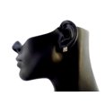thumbnail image 2 of Sterling Silver Rhodium Plated Ancient Greek Key Stud Earrings, 2 of 2