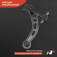 thumbnail image 4 of A-Premium Set of 8 Front Suspension Kit, Lower Control Arm Ball Joint Tie Rod End Rack and Pinion Bellows Kit Compatible with Toyota Camry 1992-1996, Avalon 1995-1996 & Lexus ES300 1992-1996, 4 of 9
