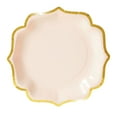thumbnail image 5 of 48-Pack Pink Scalloped Paper Party Plates with Gold Foil Edges (9 in), 5 of 6