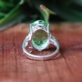 thumbnail image 3 of Natural Peridot Ring, Prong Setting Ring, 925 Sterling Silver Ring, Boho Jewelry, Signet Ring, Statement Ring, Dainty Ring, Cocktail Ring**, 3 of 6