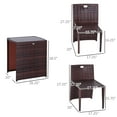 thumbnail image 3 of Outsunny 3pcs Outdoor Rattan Bistro Set, 3 of 9