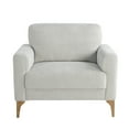 thumbnail image 2 of Studio Living Mayfield Modern Arm Chair, Ivory Woven Fabric, 2 of 8
