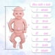 thumbnail image 4 of Reborn Baby Doll YaluoQian, totalmente de silicona, realista, reducción de 1:1, 4 of 6