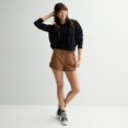 thumbnail image 4 of Juniors' SO® Pull-On Dolphin Hem Shorts Color: Tan Size: X SMALL, 4 of 4